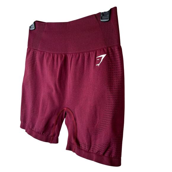 GYMSHARK the Vital Stretch Shorts in Maroon Women's Size Small - Picture 7 of 13